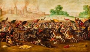 Representación artística de la destrucción de Jerusalén por el ejército de Nabucodonosor II